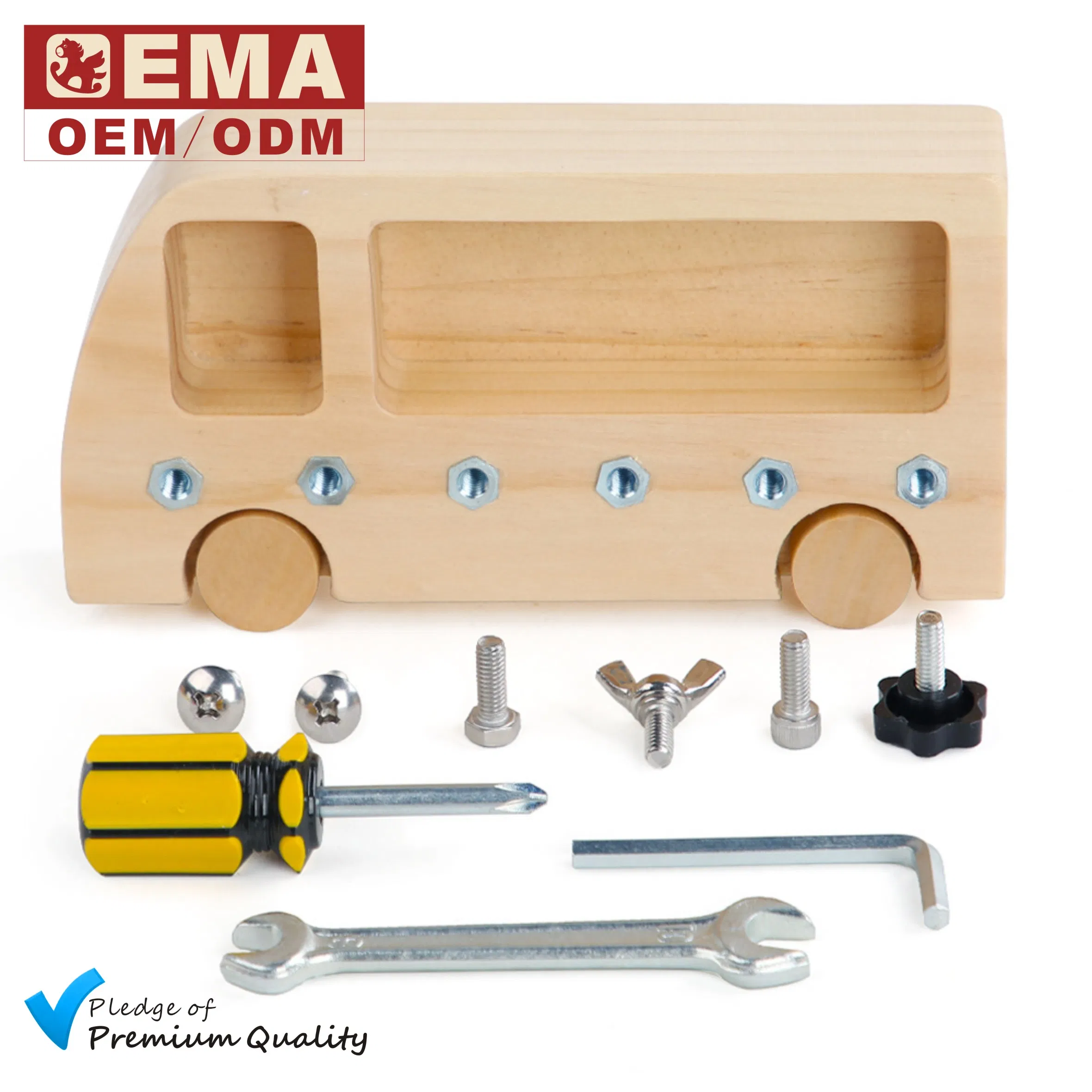 Juguetes de madera de mesa EMA Montessori para la educación temprana de niños y desarrollo cognitivo