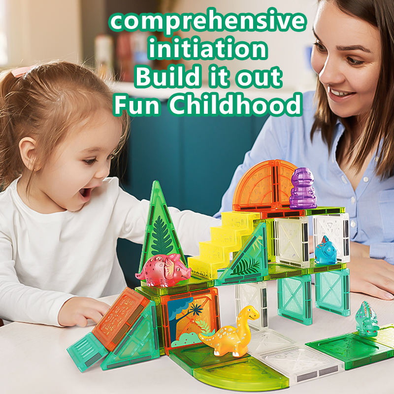 2026 Mejor Vendido Stem 3D Bloques Magnéticos Juguete Educativo de Plástico para Niños Juguetes de Bloques de Construcción Magnéticos