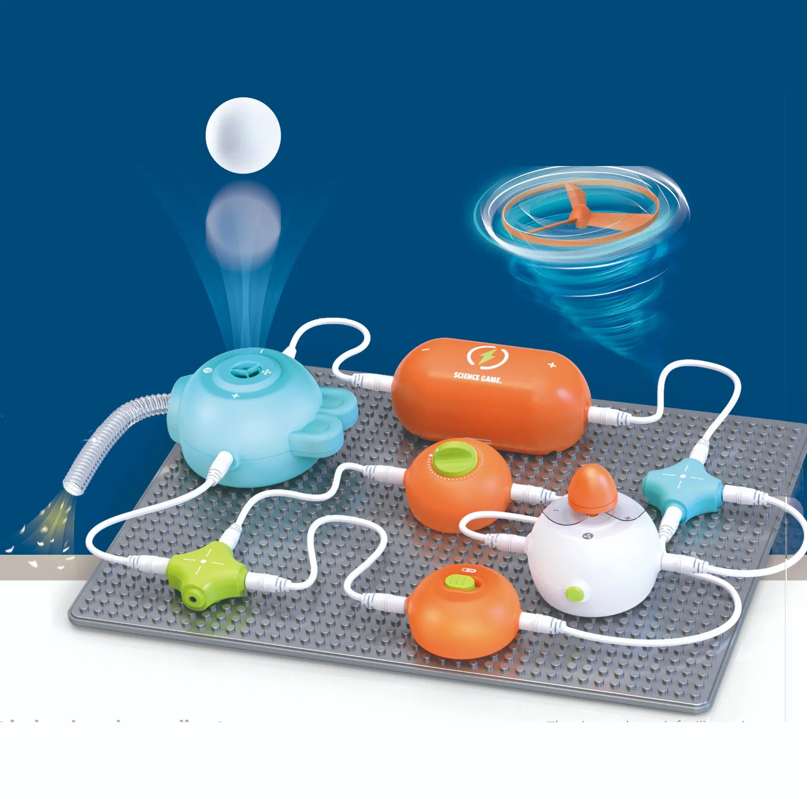 Conjunto de Bloques de Construcción Electrónicos Xinbo Nueva Ciencia Experimento Juguete de Entrenamiento Educativo STEM para Niños Puzzle de Ensamblaje de Poder