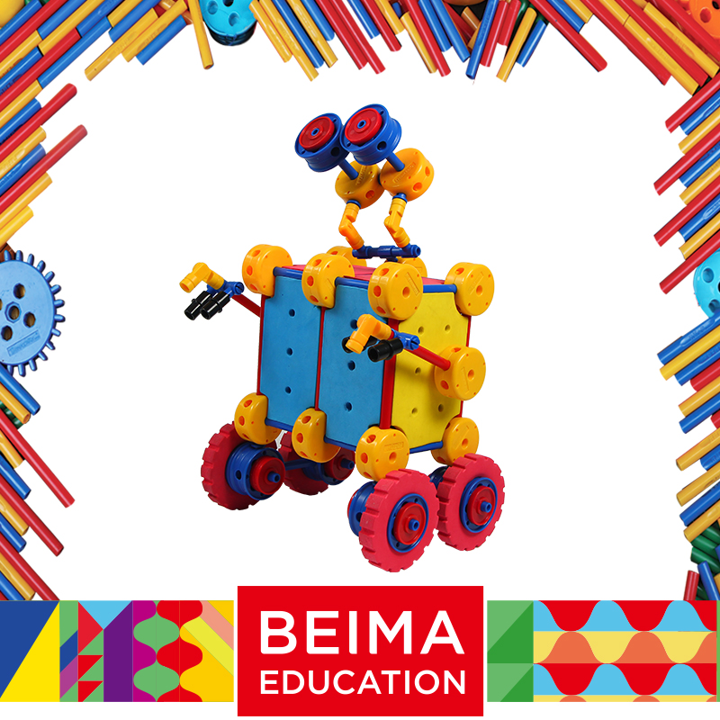 Herramientas Educativas Creativas Juguete de Bloques de Plástico para Niños