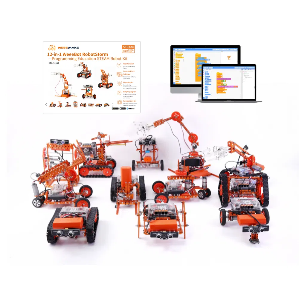 Robotstorm Steam 12 en 1 Kit Educativo Dly Tablero Maker Programación Educación Robot para Tableros Maker