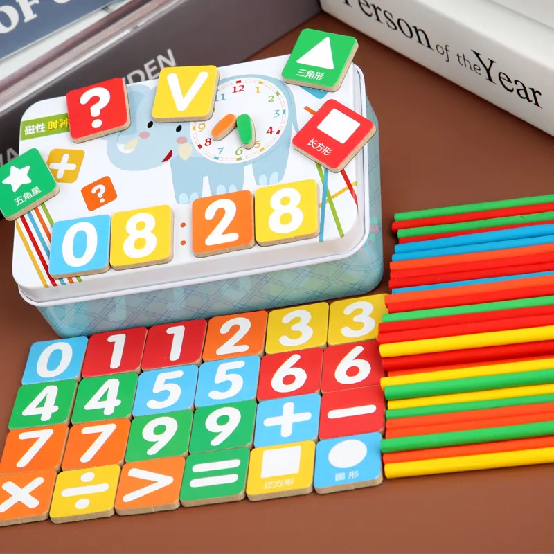 Varillas numéricas no tóxicas para niños