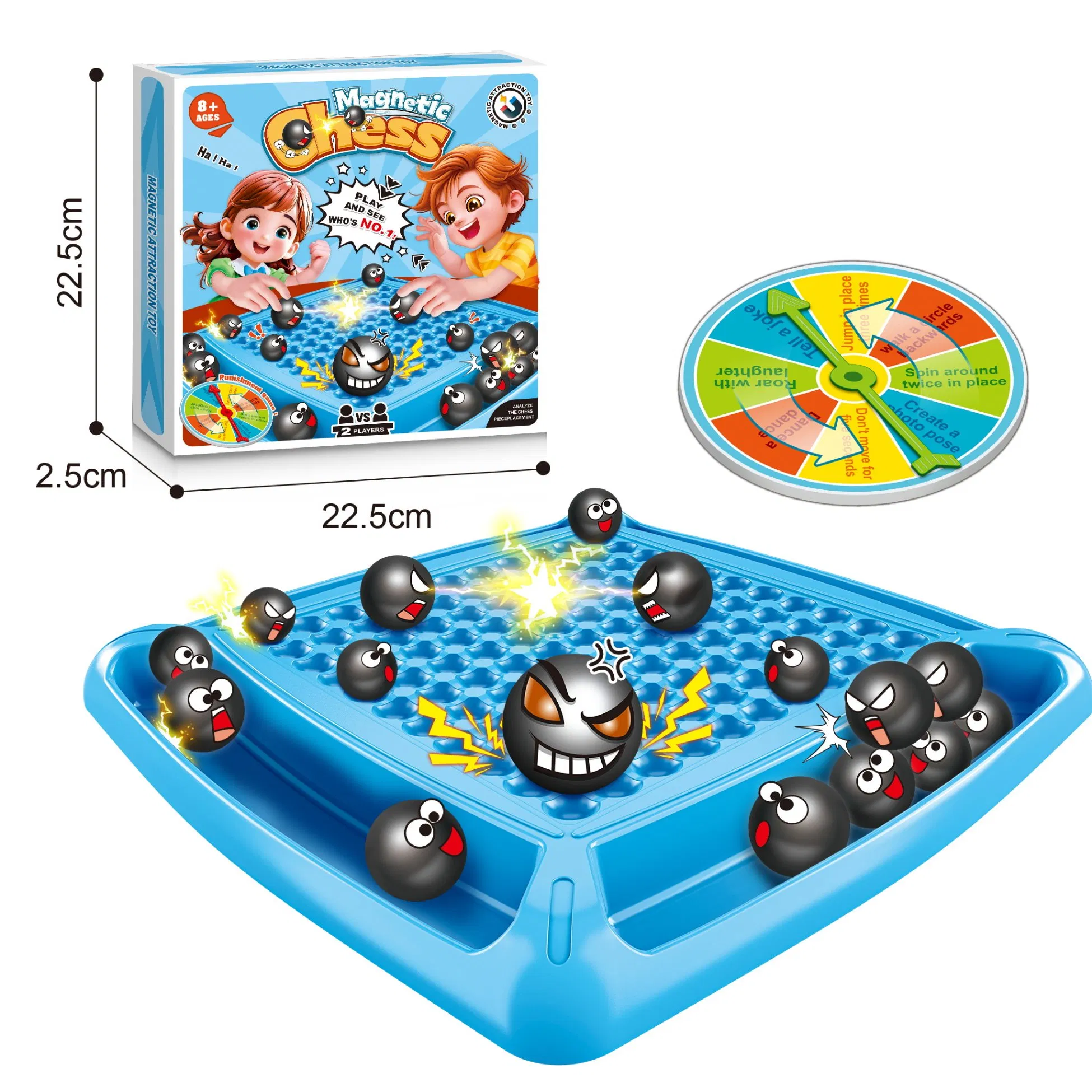 Juego de Ajedrez Magnético de Minas para Niños Juguetes Educativos Interactivos de Estrategia de Escritorio para Fiesta Familiar Edad 3+