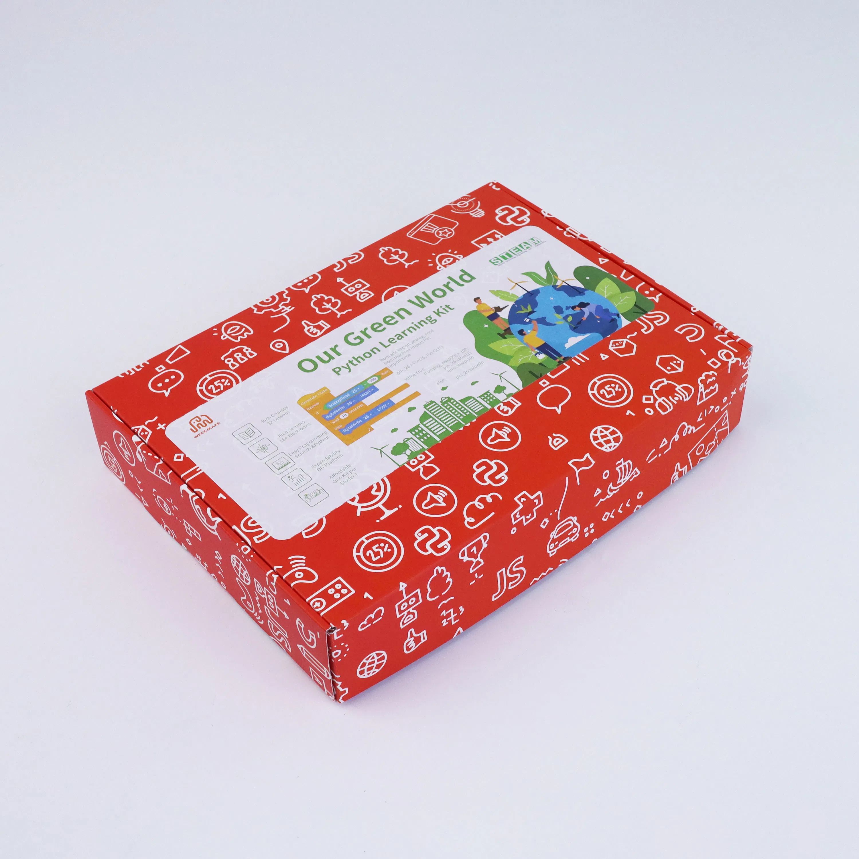 Kit Educativo de Robot Dly Weeemake Esp32 Aprendizaje de Python Paquete de Inicio de Arduino para Proyectos Robóticos Escolares