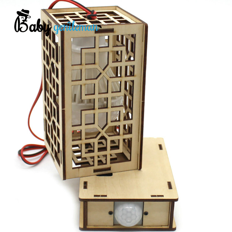 Kit de Experimento Científico de Coche RC de Madera Hecho a Mano para Niños Juguete de Rompecabezas Tecnológico Z04042g