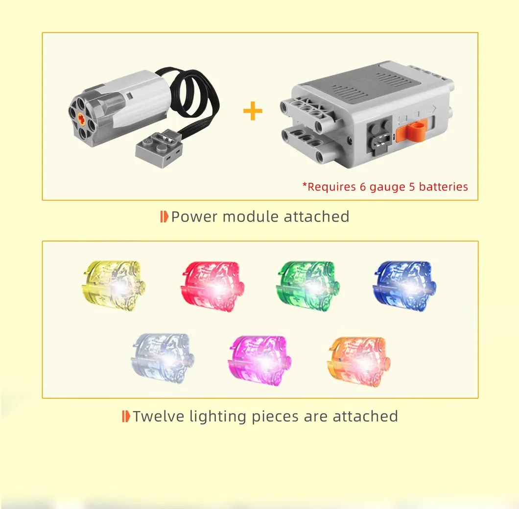 Nuevos Juguetes de Parque de Rueda de la Fortuna Eléctrica Iluminación Programación Modelo Educativo de Bloques de Construcción Divertidos