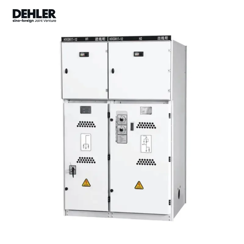 China Suppliers Factory HXGN17-12 Fixed Metal-Enclosed AC Ring Main Switchgear 12kV for Power Distribution