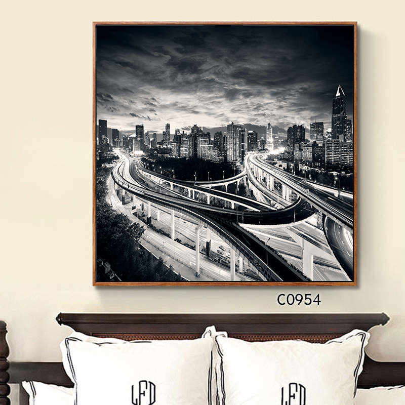 Famous City Plaza Beach Images High Quality Printing Poster Wall Decor Manufacturer, Product