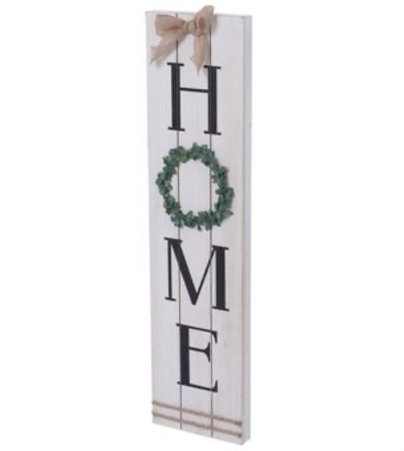 Custom Large Size Wreath Wooden Porch Sign Plaque Welcome  Decorative Signs Manufacturer, Product