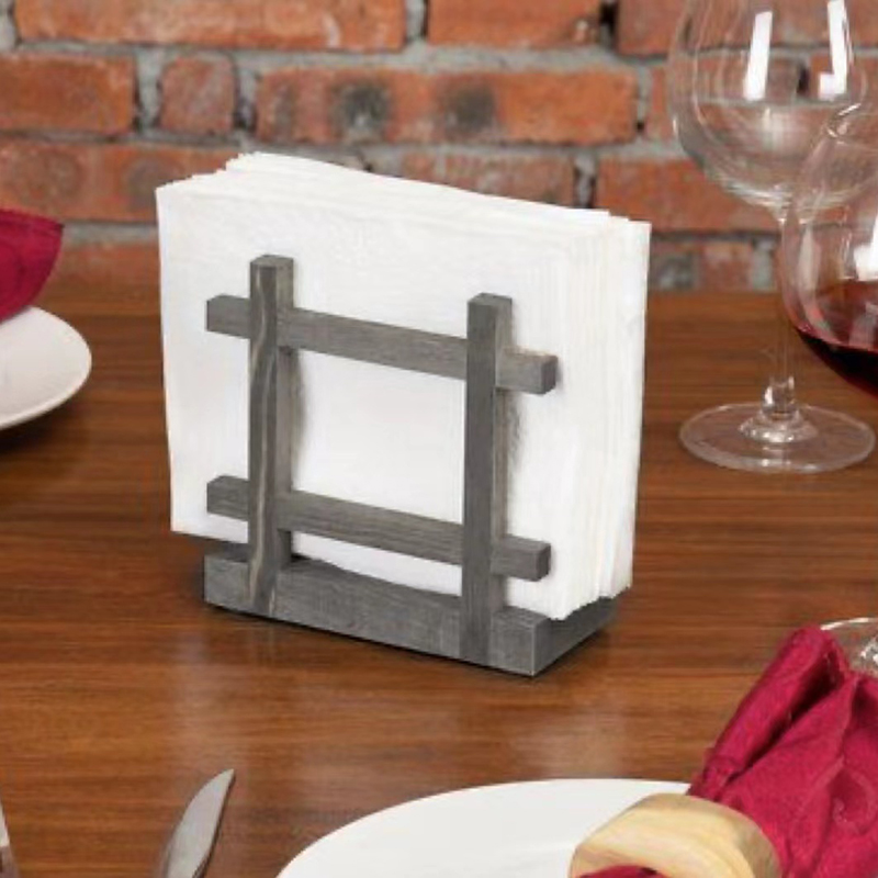 Famous MyGift Vintage Gray White wood Cross Corner Napkin Holder Manufacturers, Quotes