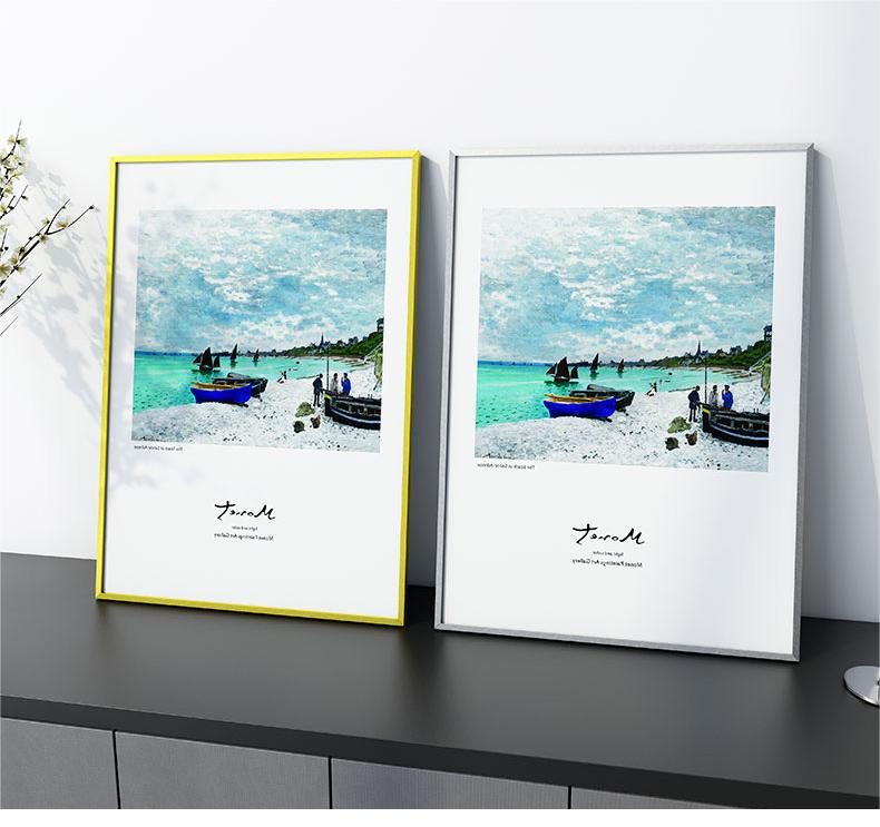 Custom Nordic Narrow Metal Aluminum A4 A3 A2 Size Poster Frame Picture Frame Certification Frame Manufacturers, Products