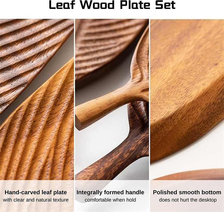 Leaf Wood Tray 5