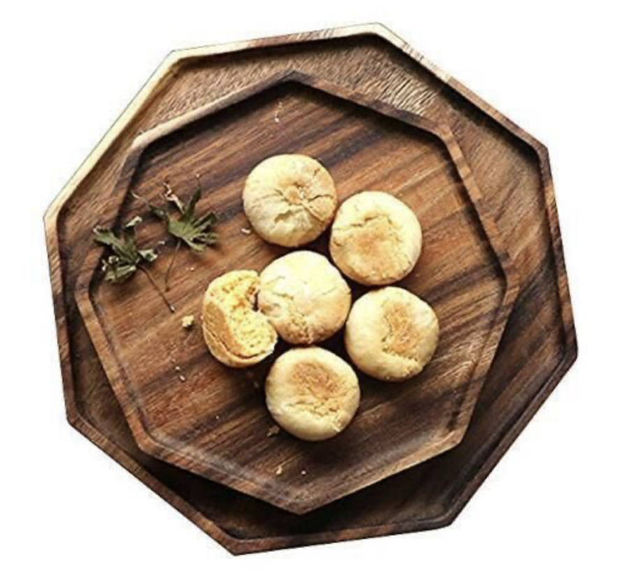 Octagonal Wood Tray 5