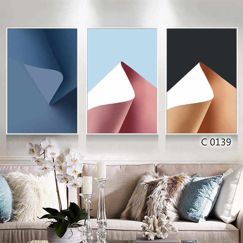 Custom Modern abstraction Canvas Art Set of 3 Wall Art Wall Decorative Manufacturer, Product
