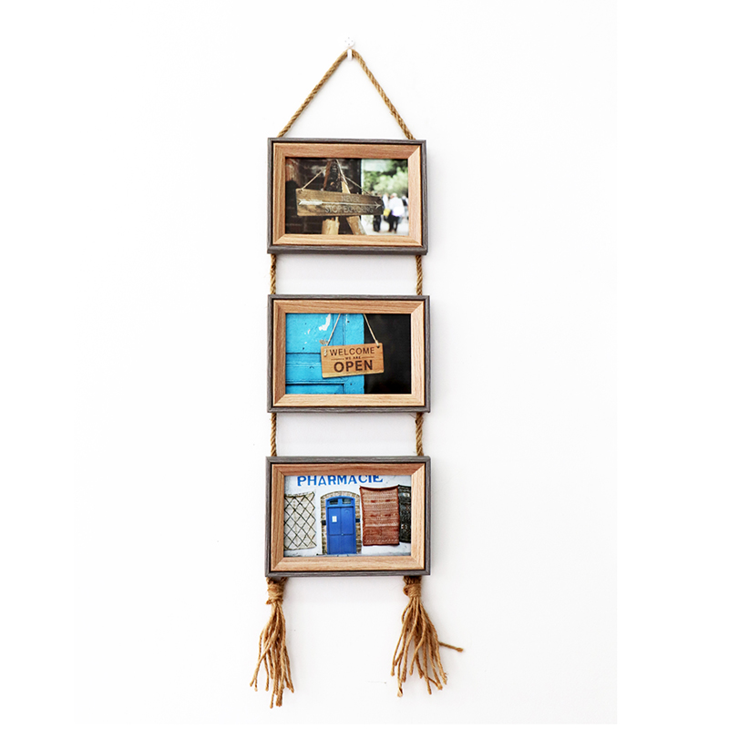 Famous Triple Photo Frame Vertical Wall Decor Picture Frames 4x6 inch 5x7inch Supplier, Product