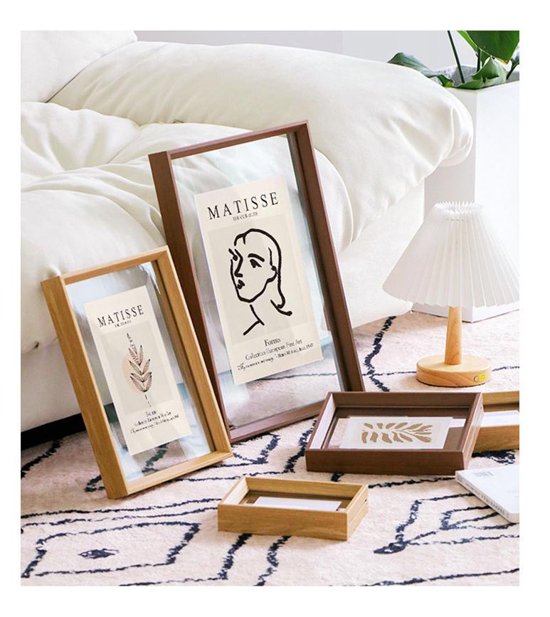 Famous Double Glass Photo Frame Tabletop Frame Wall Frame for Display Specimen Manufacturer, Product