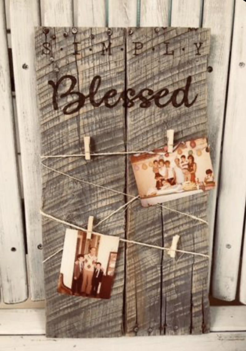 Rustic Picture Clipboard 4