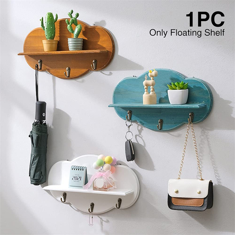 High-Quality Colorful Cloud Wall Shelf for Children's Room Wall Decoration Manufacturer, Supplier