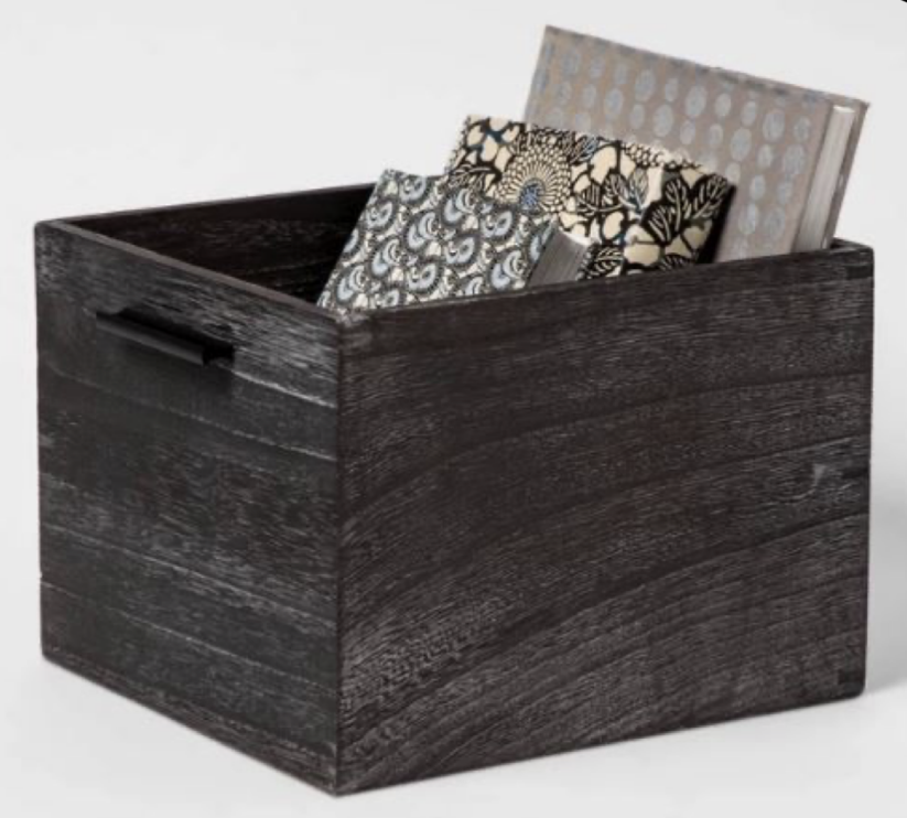Custom Multifunctional Brown gray Wooden Storage Rack Storage Box Suitable for Home Organization  Manufacturers, Pricelist