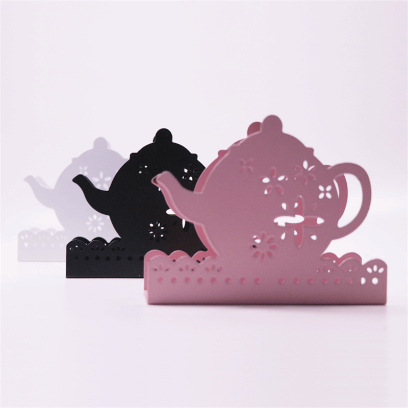 OEM Teapot decorative metal napkin holder for table restaurants Supplier, Quotes