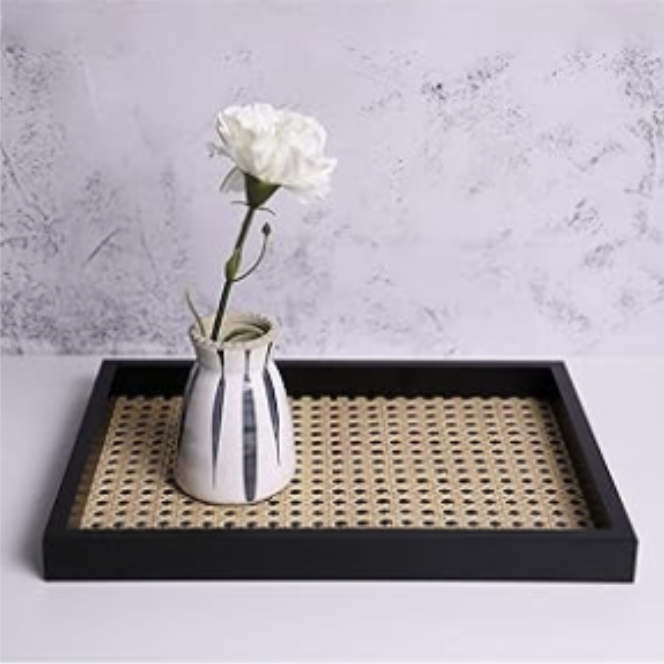 Rattan Serving Tray Detail 4