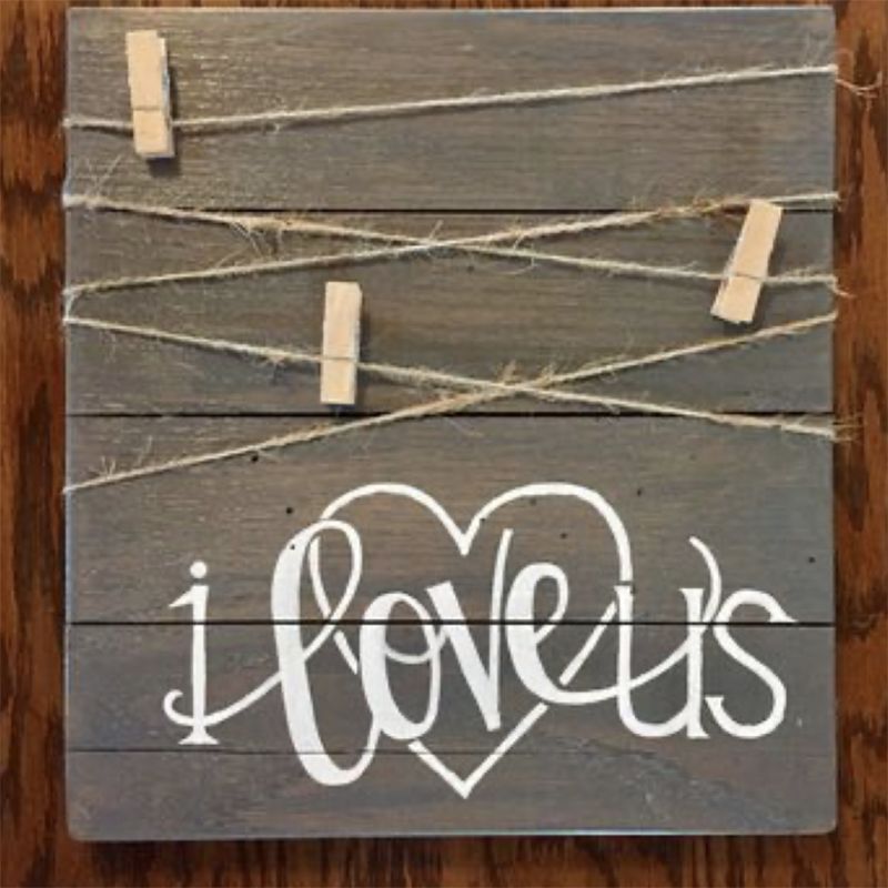 OEM Hanging Photo Holder Personalized Wood plaque Manufacturers, Product