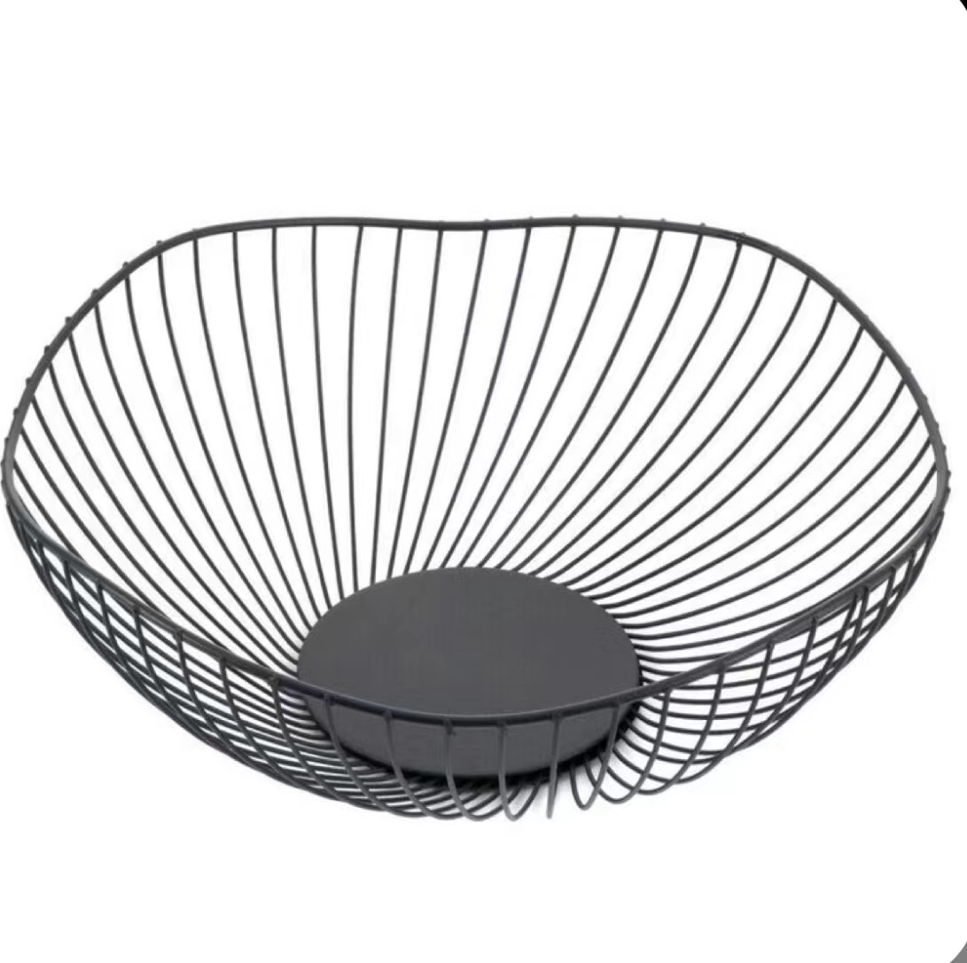 Custom Kitchen Counter Fruit Bowl Metal Wire Fruit Basket Bowl Candy Snack Storage Container Holder Manufacturer, Products