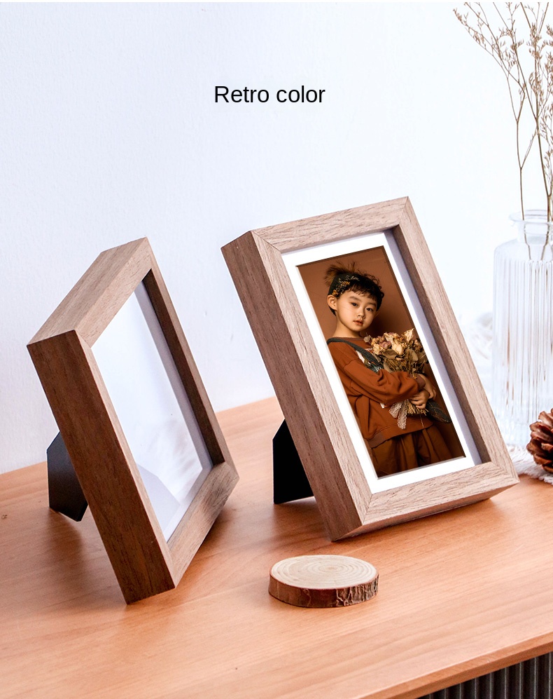 Famous 4X6” 5X7” 8X10” Solid Wood Tabletop Photo Frame A4 Picture Frame to Make Photo Frame Hanging Wall Wedding Photos Gallery Frame Product, Products