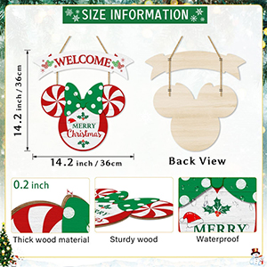 High-Quality Cute Wooden Sign Plaque Christmas Decoration Welcome Home Sign Manufacturers, Pricelist