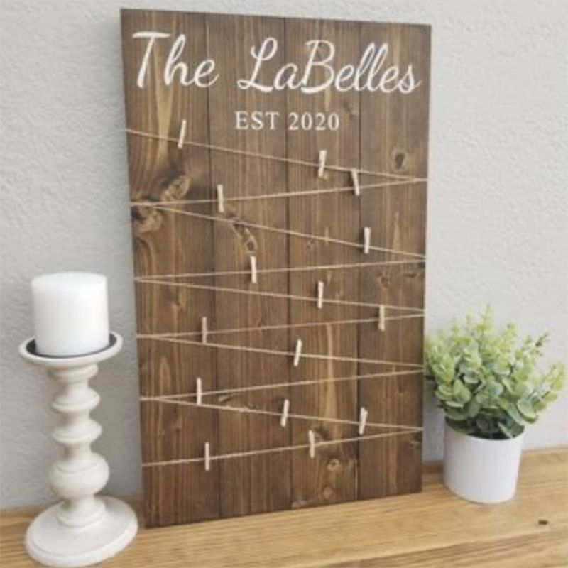 OEM Hanging Photo Holder Personalized Wood plaque Manufacturers, Product
