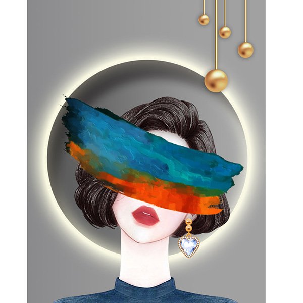 High-Quality Female Abstract-Print on Canvas Karen Wall Art Paintings Manufacturer, Quotes