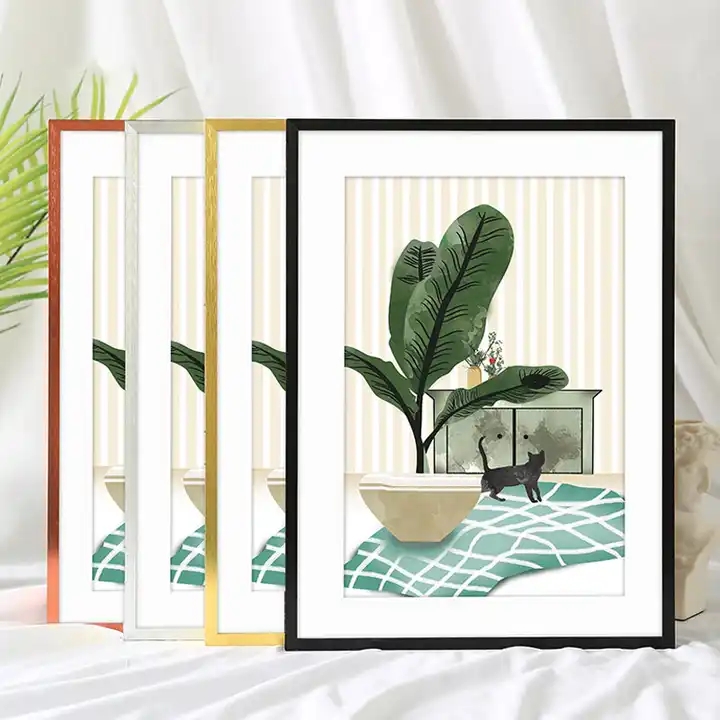 OEM Large Size Hang Horizontally or Vertically With or Without mat Poster Picture Frame Supplier, Product