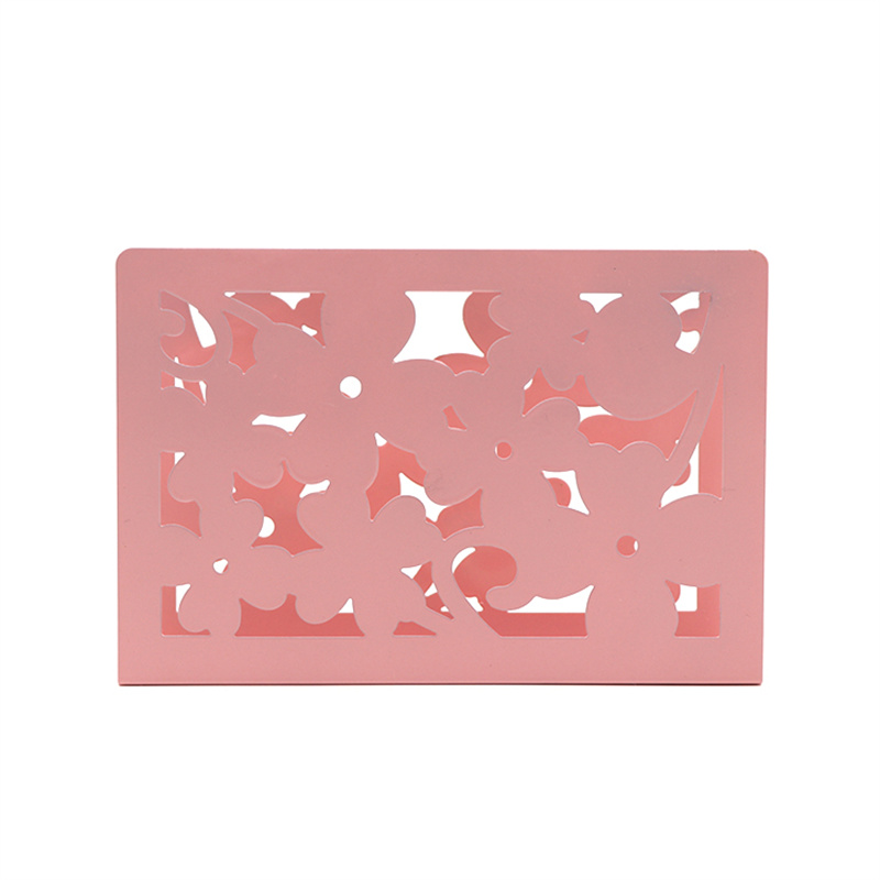 Famous Home Basics flower metal Tabletop Tissue Paper Holder Metal Dinner Napkin Holder with flower Manufacturer, Products