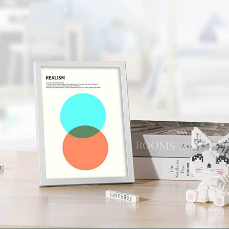 High-Quality Aluminum Metal Frame Picture Frame with Real Glass Manufacturer, Manufacturers