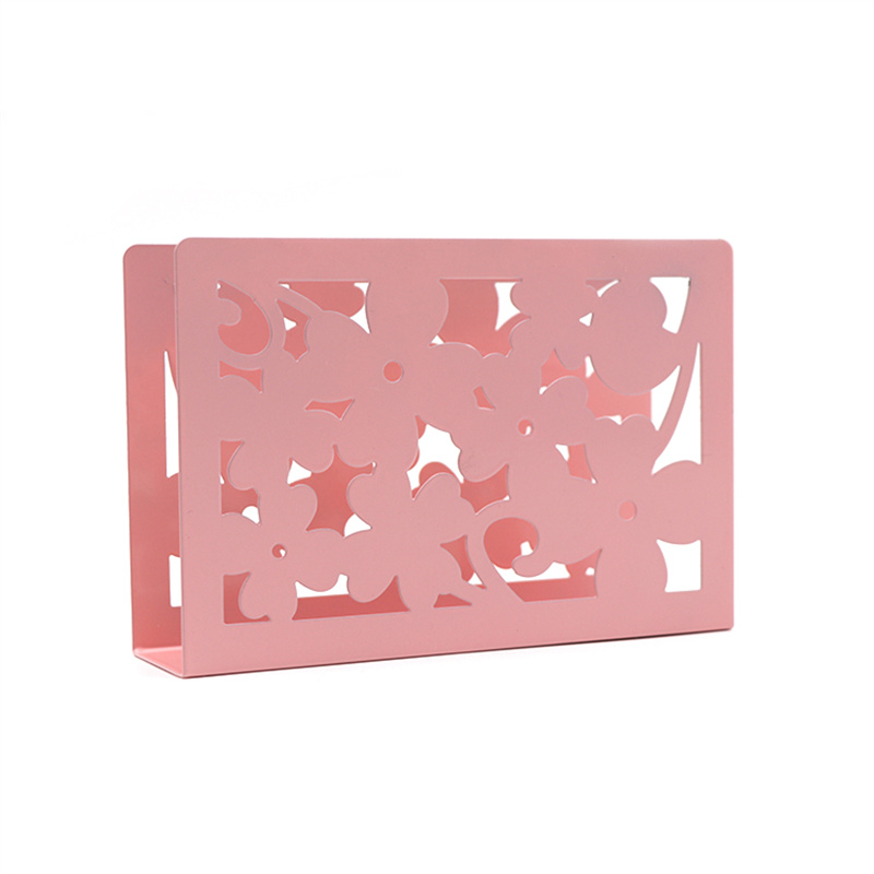 Famous Home Basics flower metal Tabletop Tissue Paper Holder Metal Dinner Napkin Holder with flower Manufacturer, Products