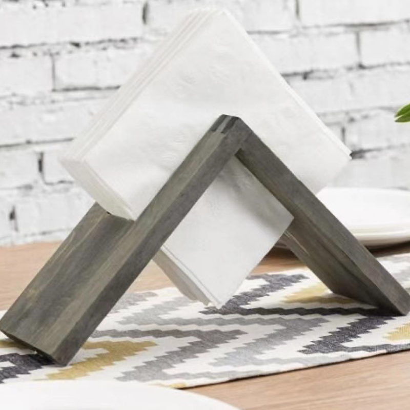 Famous Gifts for coffee lovers creative and inexpensive modern wooden napkin holder  Manufacturer, Supplier
