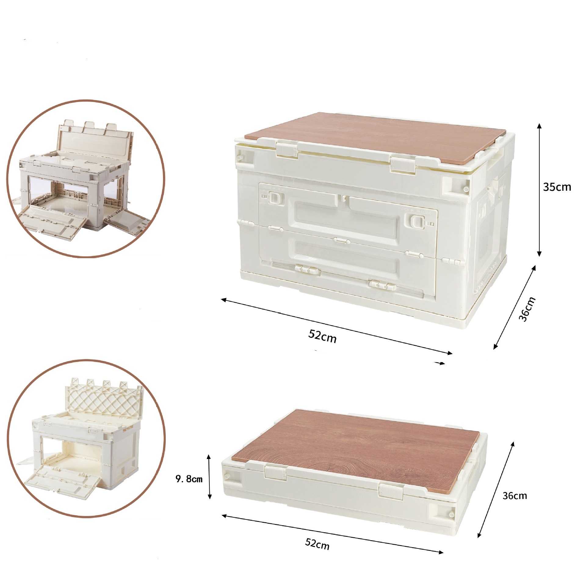 Custom Multifunctional Three-door Portable Storage Box for Home and Car Supplier, Suppliers