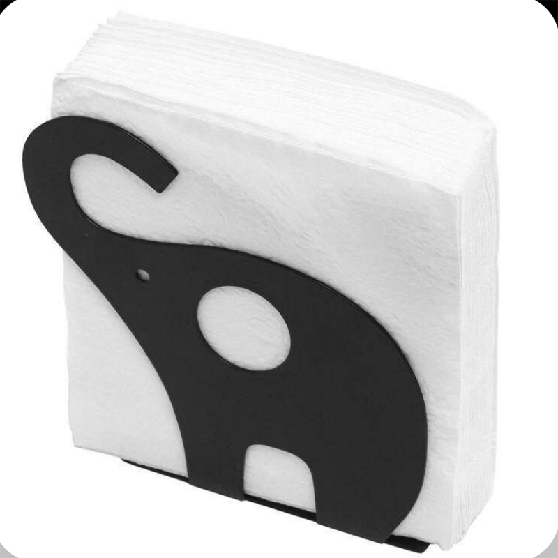 Custom Shape Design Metal Napkin Holder Laser Cut Bend Metal  Napkin Holder for Kitchen Dining Table Decorative