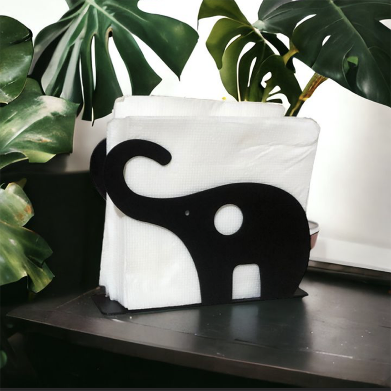 Custom Shape Design Metal Napkin Holder Laser Cut Bend Metal  Napkin Holder for Kitchen Dining Table Decorative