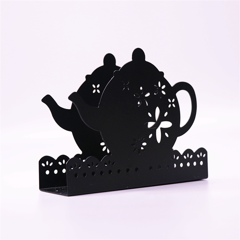 OEM Teapot decorative metal napkin holder for table restaurants Supplier, Quotes