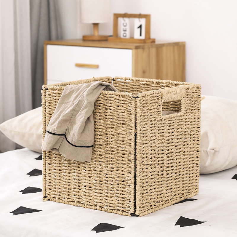High-Quality Space-saving Foldable Storage Basket with Sturdy Iron Wire Frame  Manufacturer, Manufacturers