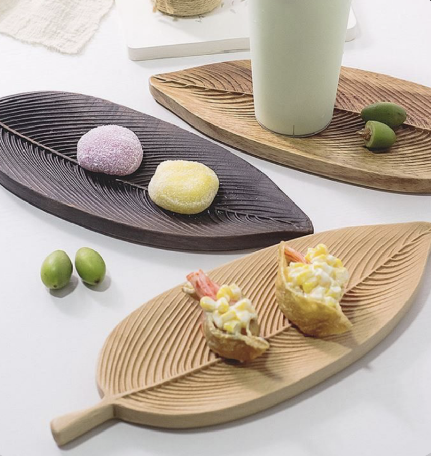Leaf Wood Tray 3