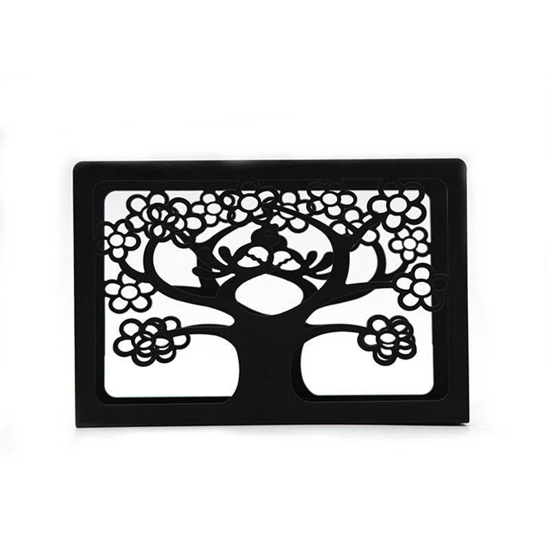Custom Whittlewud Napkin Holder, Tree & Bird Design Black Metal Tabletop Suppliers, Pricelist