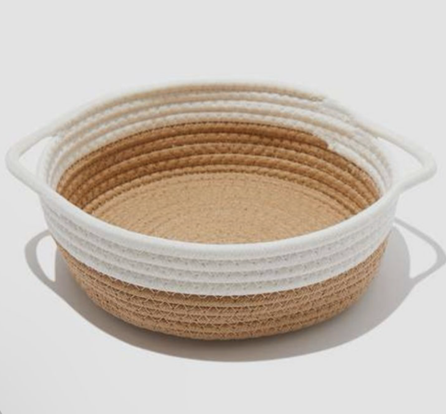 Famous Set of 5 Cotton Rope Storage Boxes Stylish Handwoven Desktop Storage Solution  Suppliers, Pricelist