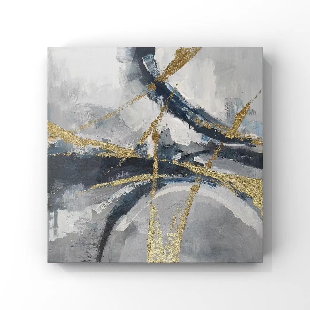 Custom Factory Cheap Price Customized Black and White Abstracts Canvas Art Suppliers, Product