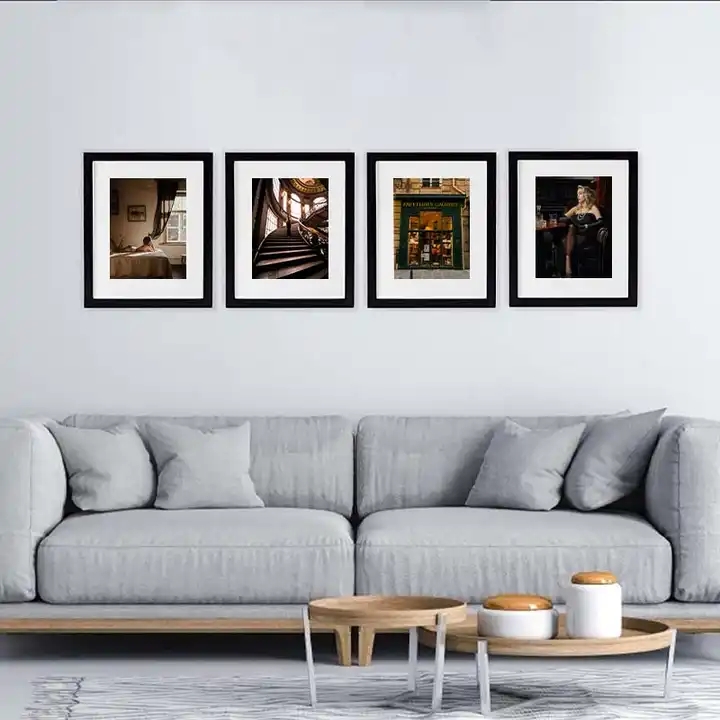 OEM Large Size Hang Horizontally or Vertically With or Without mat Poster Picture Frame Supplier, Product