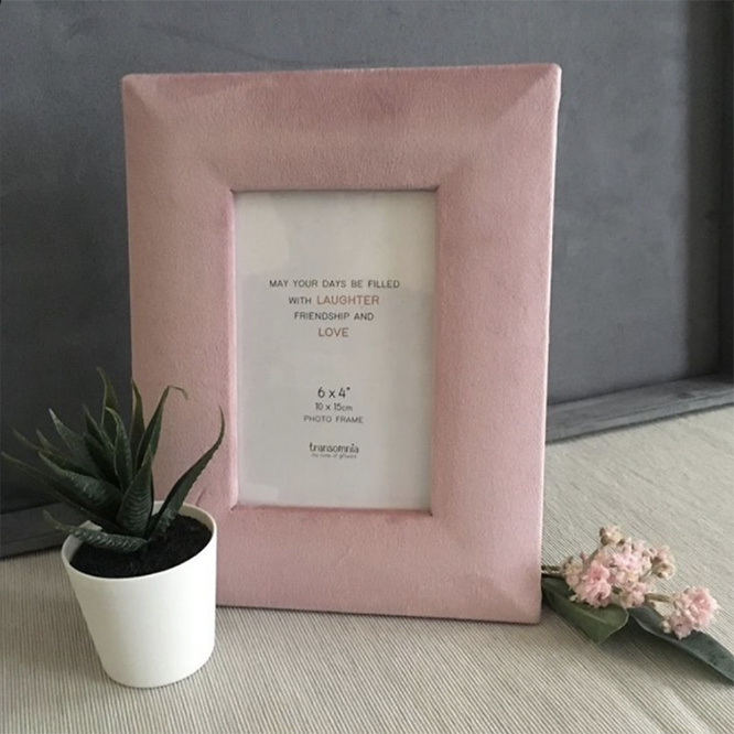 Custom Hand-made Fabric Art Wood Picture Frame Photo Frame in Dopamine and Candy Color 5x7 Inches Manufacturers, Product