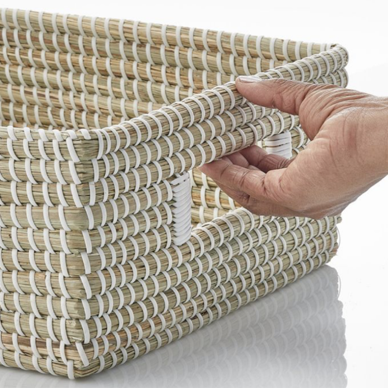 Seagrass Storage Basket Detail 1