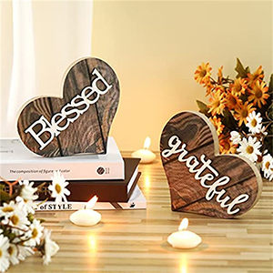Famous Decoration Heart Shaped Wooden Plaque Signed Plaque Manufacturer, Products