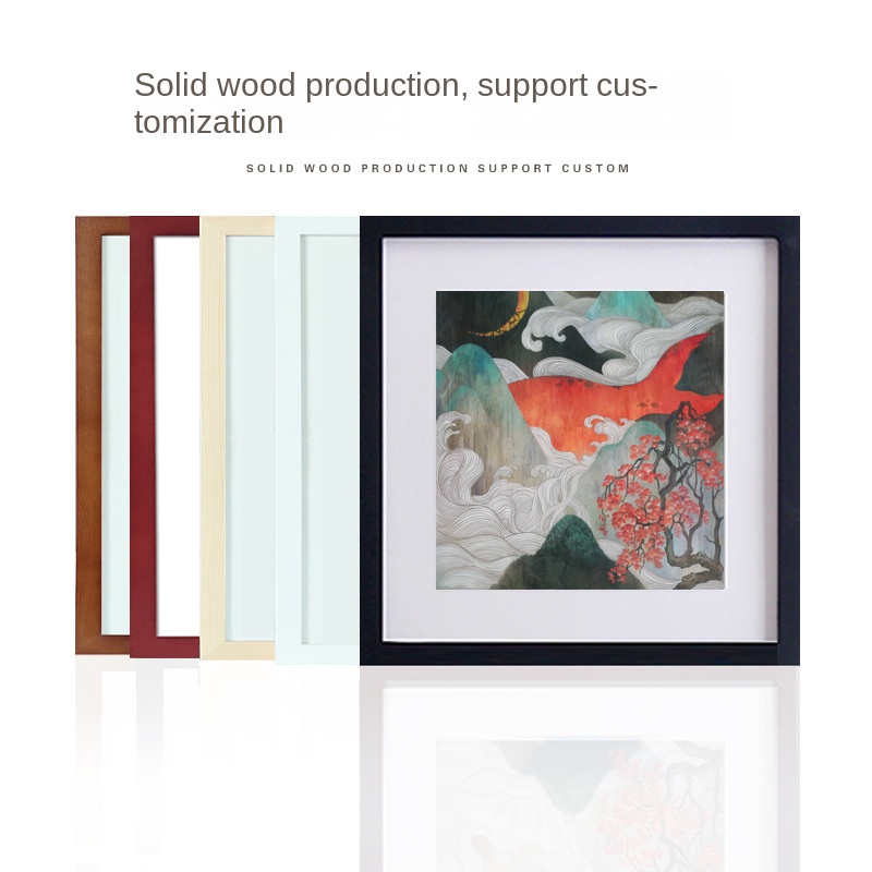 High-Quality 8x8 Picture Frame with Mat Use as 12x12 Picture Frame Without Mat or 8x8 Frame with Mat - Engineered Wood Photo Frame Manufacturers, Quotes
